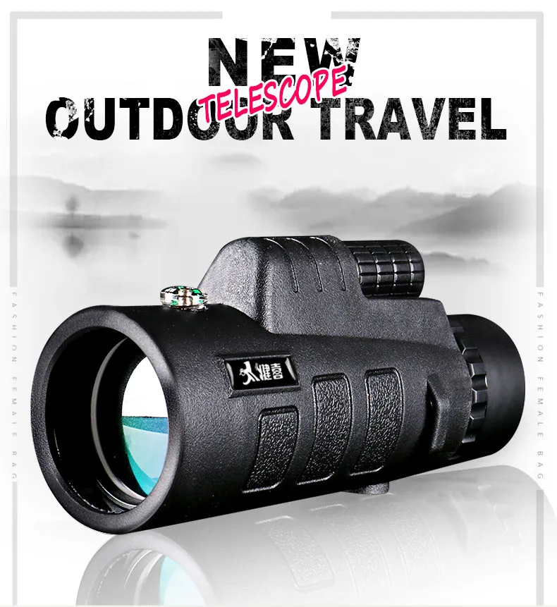 MonocularBinocular20x50 мощный высокое качество зум портативный с мобильный телефон город