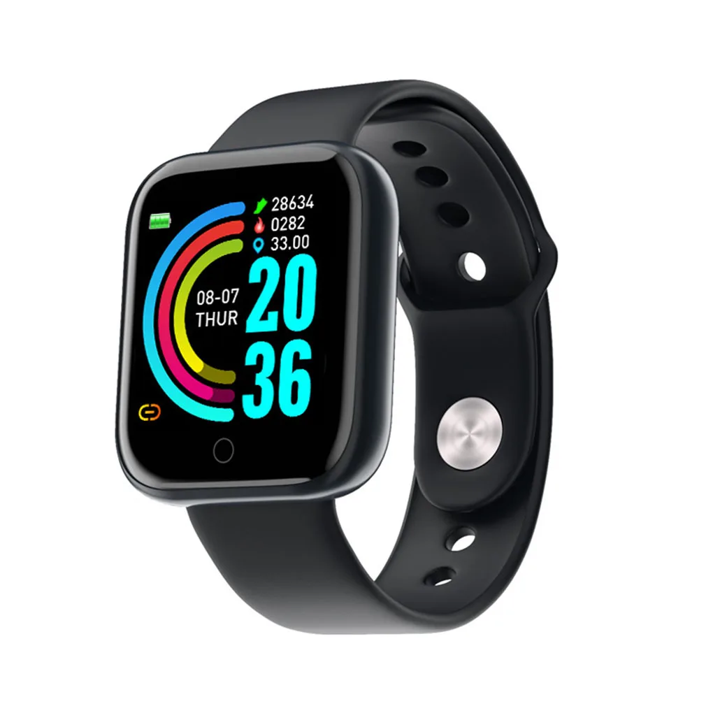 

Y68 Smart Watch Men Women Blood Pressure Heart Rate Monitor Bluetooth Fitness D20 Watch Smartwatch For Android IOS