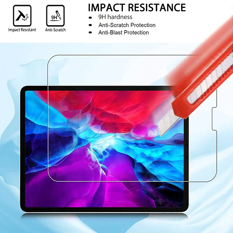 Закаленное стекло 2 в 1 для Ipad Pro 11 12 9 Защитная пленка экрана планшета и объектива