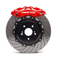 mattox car brake kit set 6pot calipers drilled slotted disc 35532mm brake system front brake for chrysler 300c 2007 rim 18inch