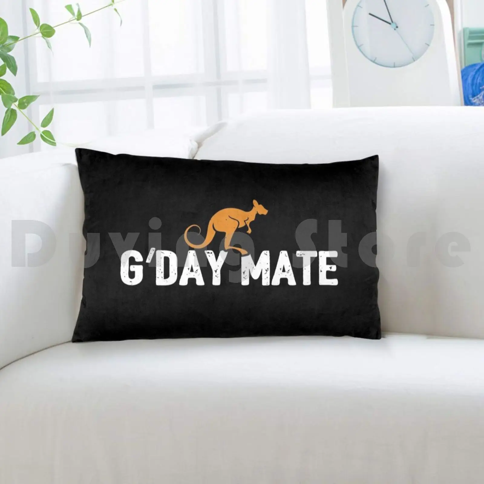 G⟚y Mate W/кенгуру для австралийцев-Подушка-кенгуру с принтом детской одежды 35x50