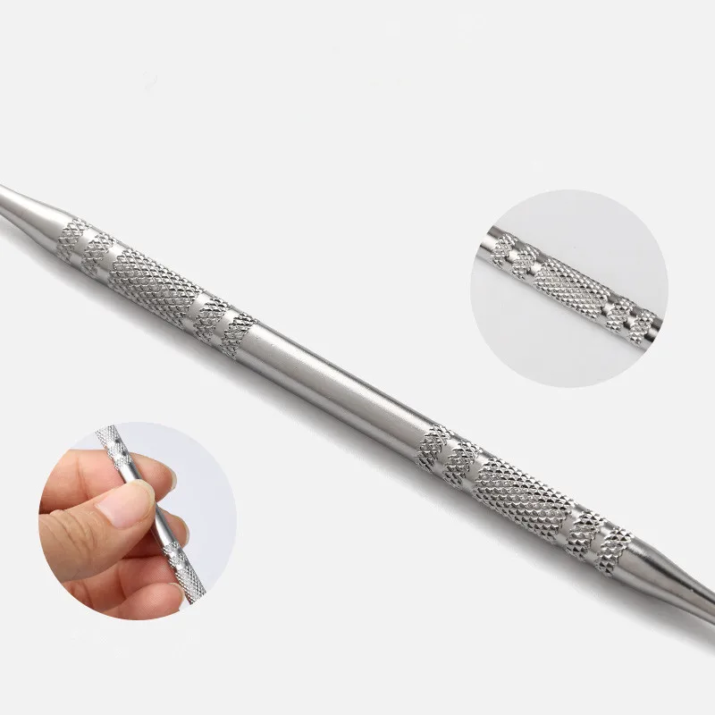 1Pc Professional Ingrown Toe Nail Lifter Correction Double Head Nail File Tool Foot Nail Care Hook Dirt Cleaning Spoon Manicure