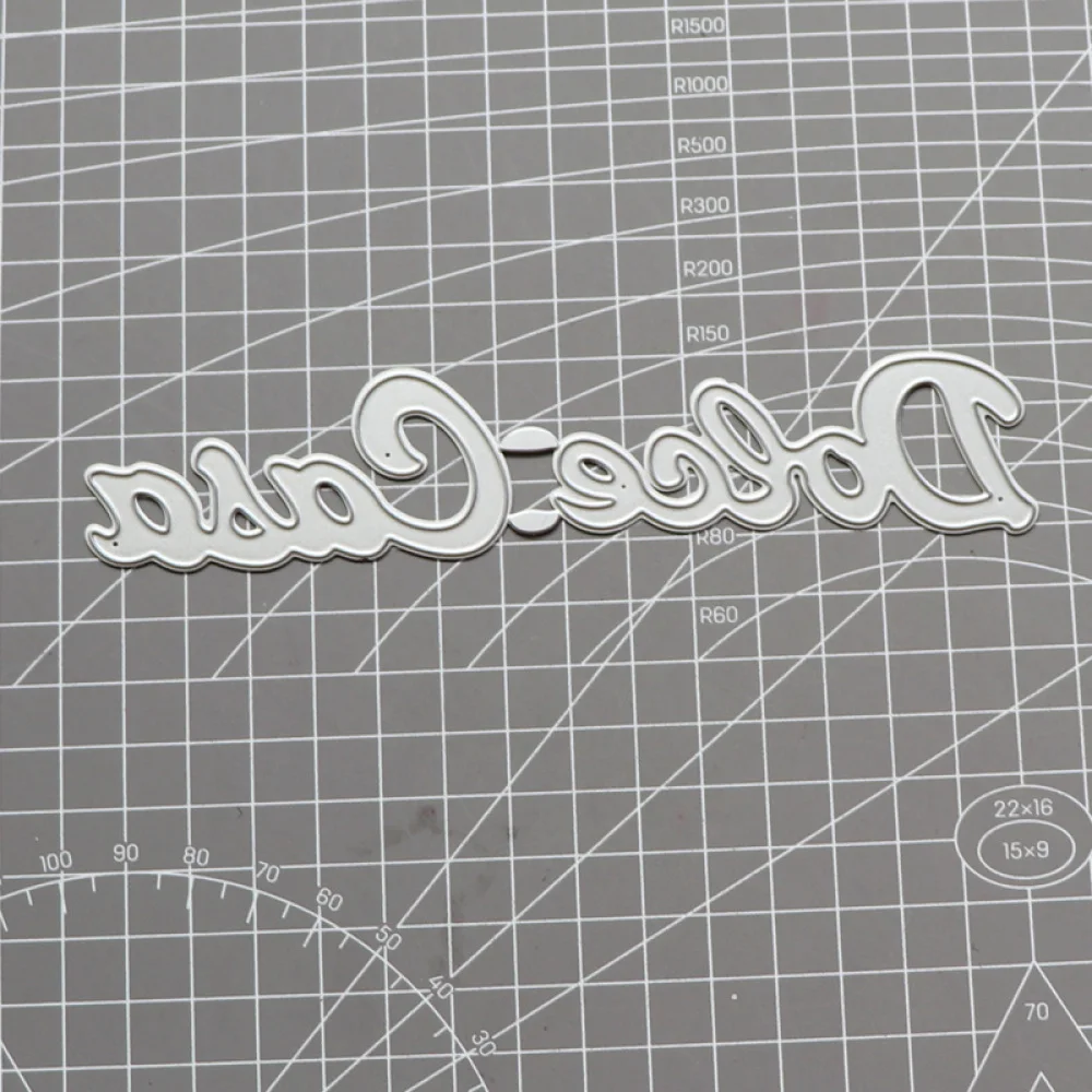 

2021 New Arrival Italian Letter Dolce Casa Metal Cutting Dies Stencil for DIY Scrapbooking/photo Album Decor Embossing DIY Paper