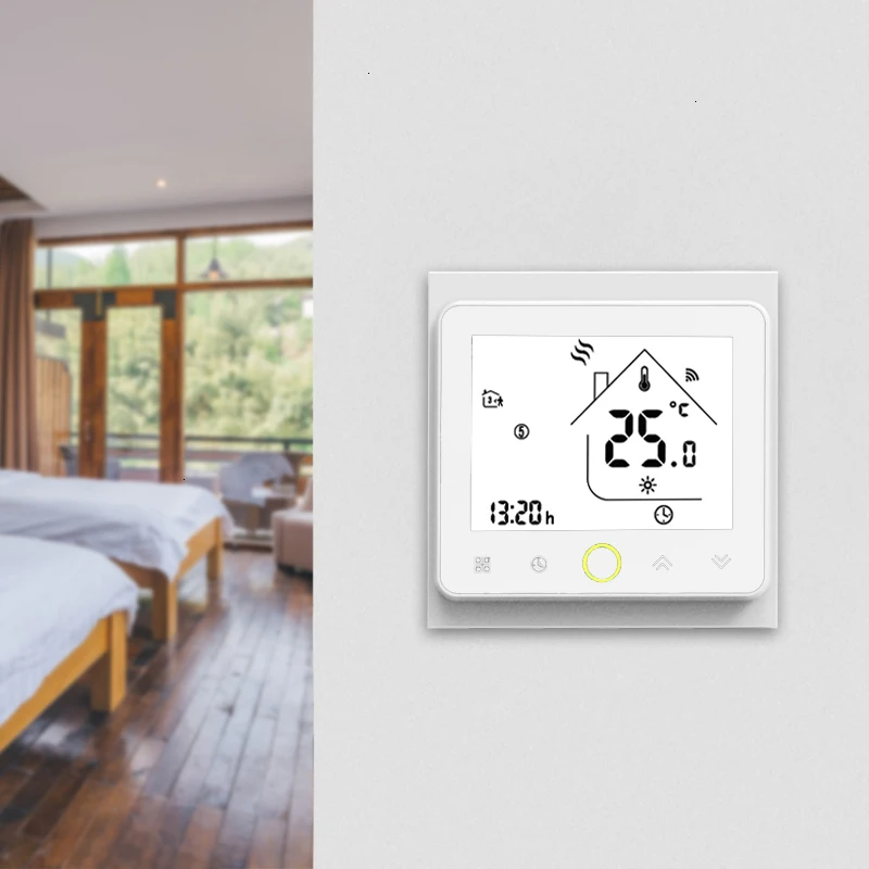 Wi Fi Smart Touch термостат терморегулятор для воды/электрического напольного