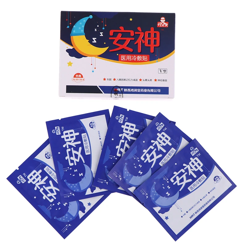 5 шт./кор. медицинские пластыри для сна улучшающие бессонницу снимающие стресс