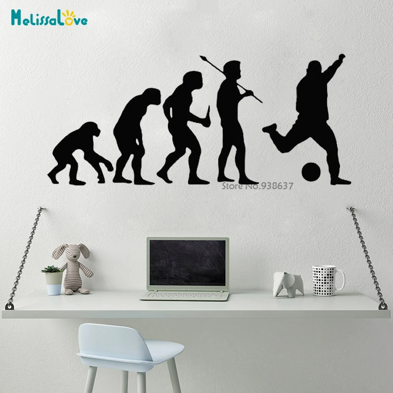 

Development of Football Decor Living Room Wall Sticker Decals For Soccer Lovers BA523