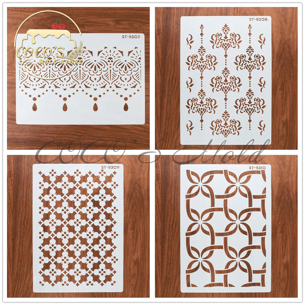 

Пластиковый фон для украшения торта, Размер A4