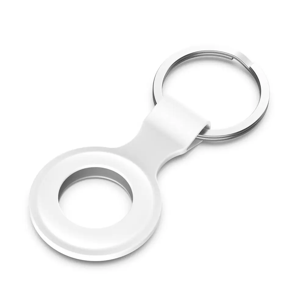

Silicone Protector Cover With Keychain For AirTags Shockproof Anti-scratch Anti-fall Silicone Protective Case Shell For Air Tags