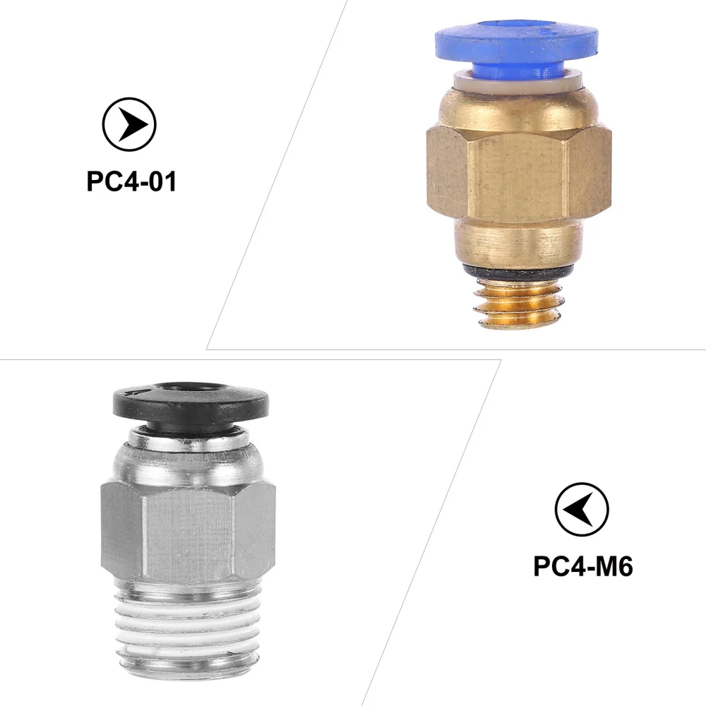 

16pcs Pneumatic Quick Fitting Connector Air Fittings Adapter for 3D Printer