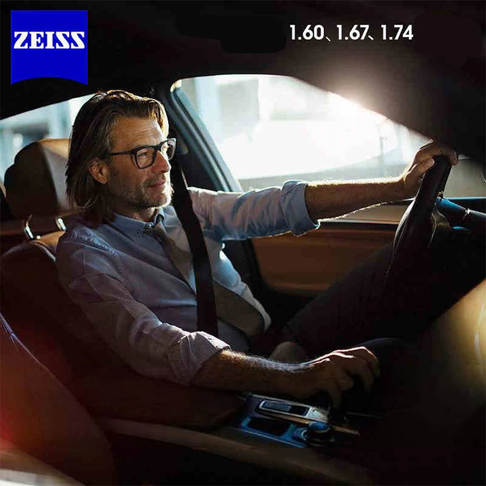 ZEISS Dura Vision Платиновые безопасные линзы для ночного вождения антибликовые очки