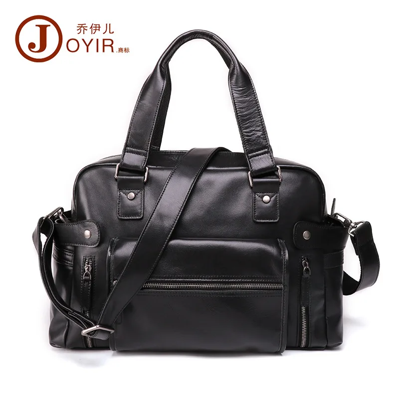 Мужская сумка через плечо из зернистой кожи новый стиль мужская Многоуровневая