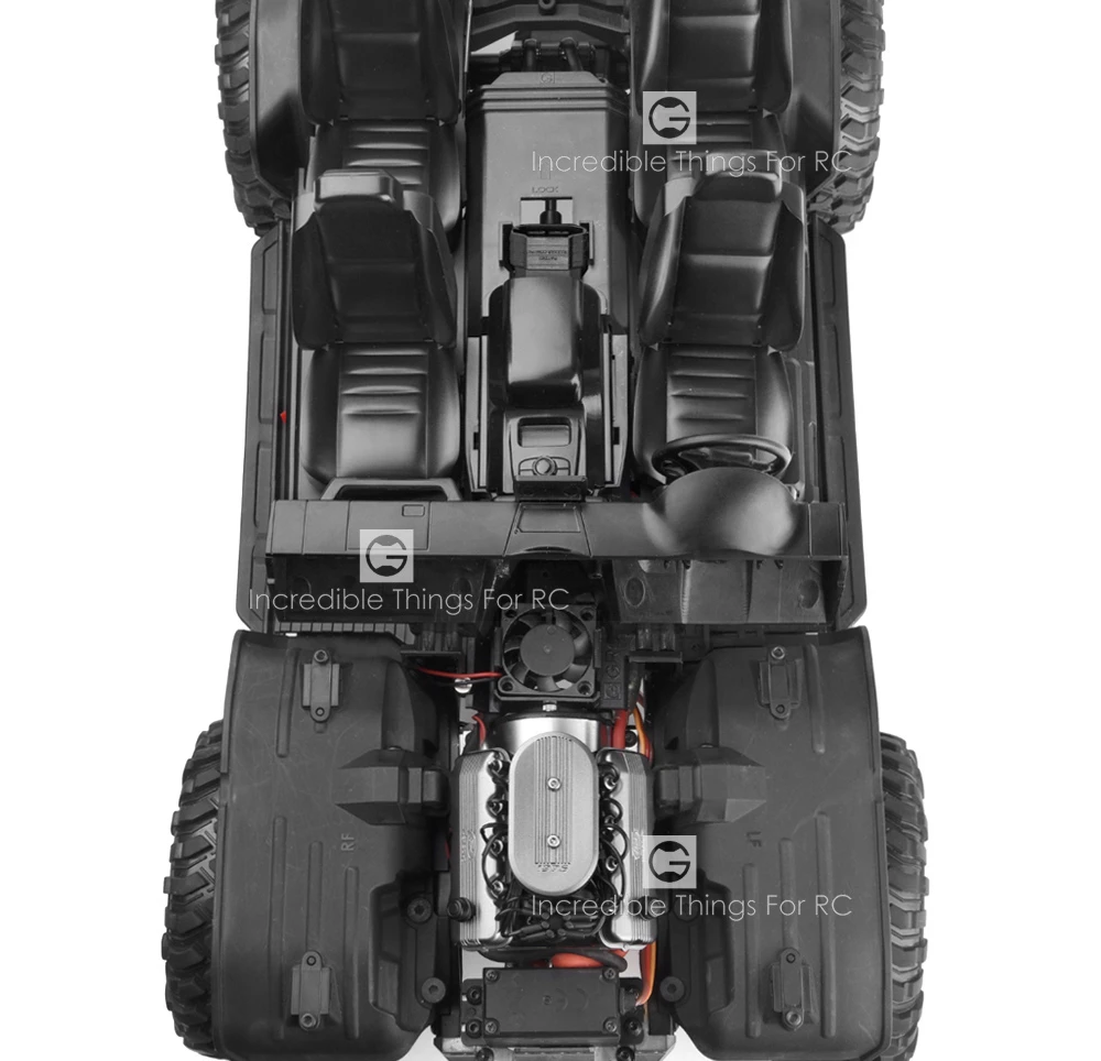 Черный интерьер из АБС для Trx6 TRX 6 6X6 G63 TRAXXAS 4 G500 панель приборов рулевое колесо