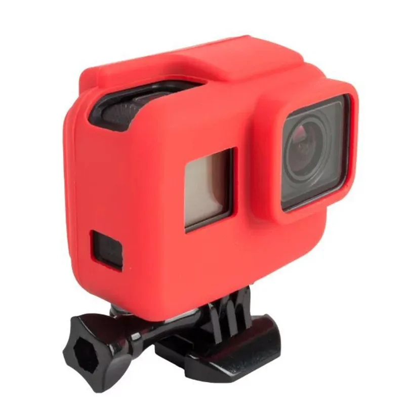 Красочные Мягкие Силиконовые Резиновые рамки защитный чехол для GoPro Hero 5 6 7 Черный Защитный чехол для Go Pro 5 Аксессуары для камеры