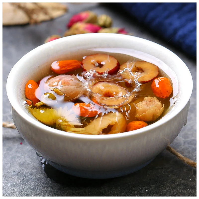 Longan Волчья ягода красный чай питание розы для здоровья с пятью сокровищами