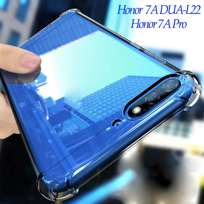 honor 7a dua-l22 9x чехол защитный хонор 7а Мягкий Прозрачный Силикон ТПУ на 7 a pro