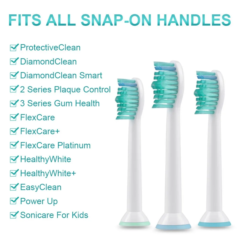 12 шт. сменные насадки для зубных щеток для Philips Sonicare Diamond Clean, proresyota, Sonicare ProtectiveClean, DailyClean