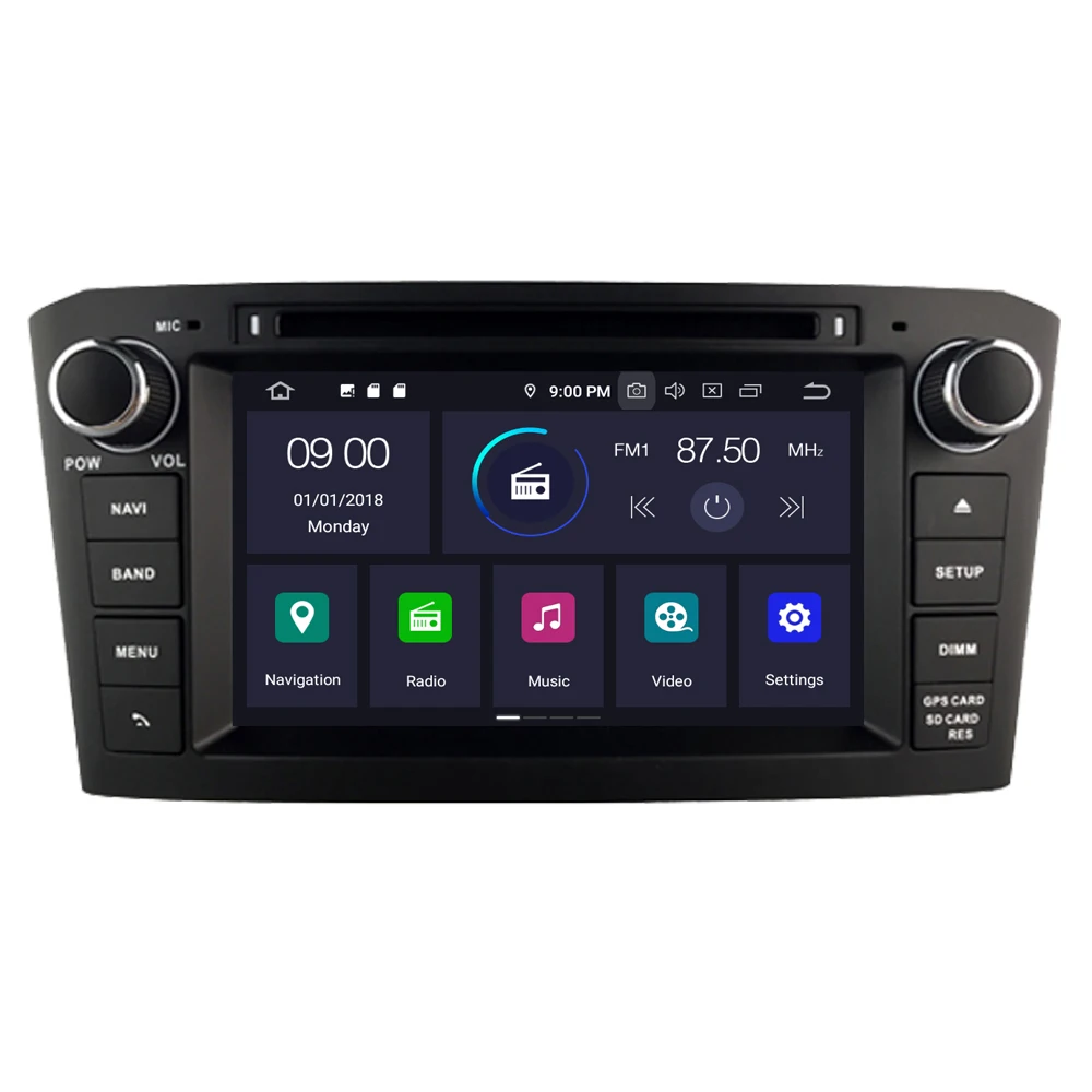 Автомагнитола для Toyota Avensis 2003 2004 2005 2006 2007 2008 Android 10 мультимедийная магнитола с GPS