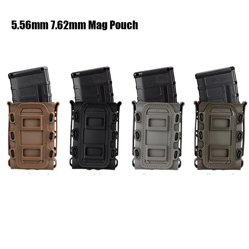

Soft Shell Rifle Mag Carrier Tactical Magazine Pouches 5.56mm 7.62mm Molle Tactical Single Fast Rifle Pistol Mag Pouch