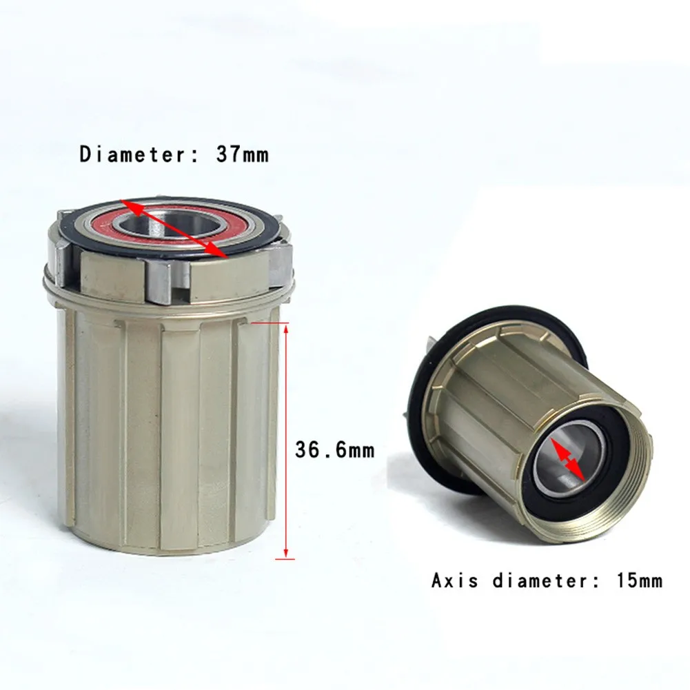 

MTB Bicycle Rear Hub Bearing 6 Claw Tower Base 8/9/10 /11S Aluminum Alloy Cube Bike Part Applicable To AL7075 Body Free Hub
