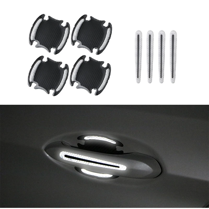 

3D Car Reflective Sticker Door Bowl Anti-scratch Tape For Hyundai ix35 iX45 iX25 i20 i30 Sonata,Verna,Solaris,Elantra,Accent