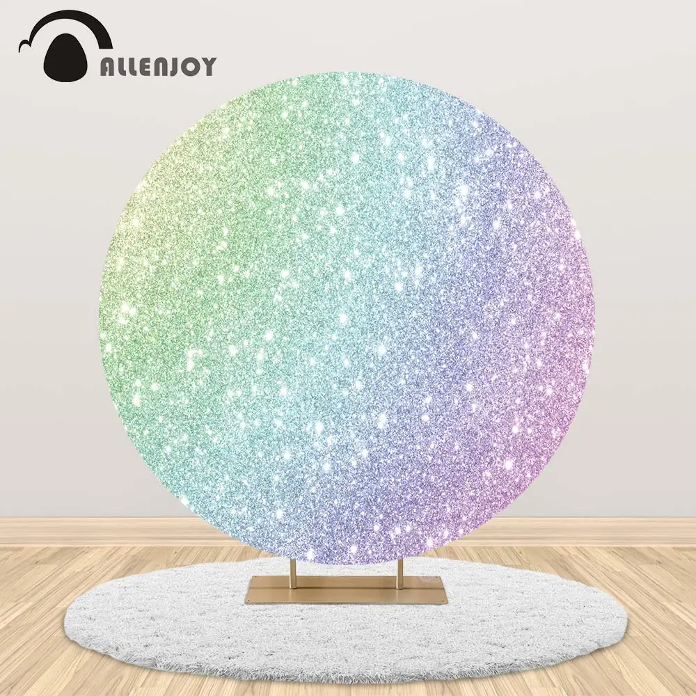 

Фон для фотосъемки с радужными кругами и блестками