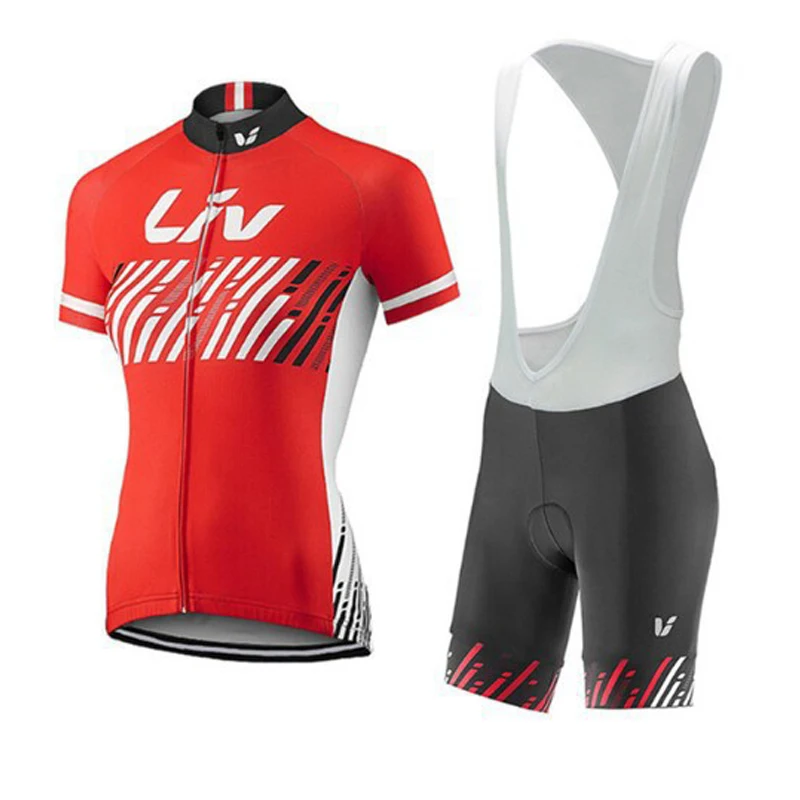 

Pro Cycling Clothing Women Summer BIB Shorts 2022 LIV Road Bike Jersey Set Ladies Dress Female Bicycle Clothes MTB Uniform Suit