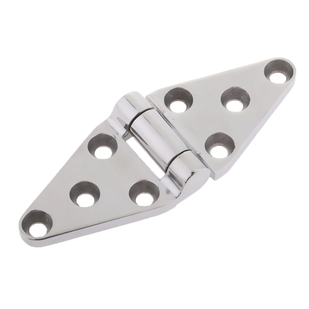 

304 Stainless Steel Polished Flush Door Hinge for Boat Marine Home