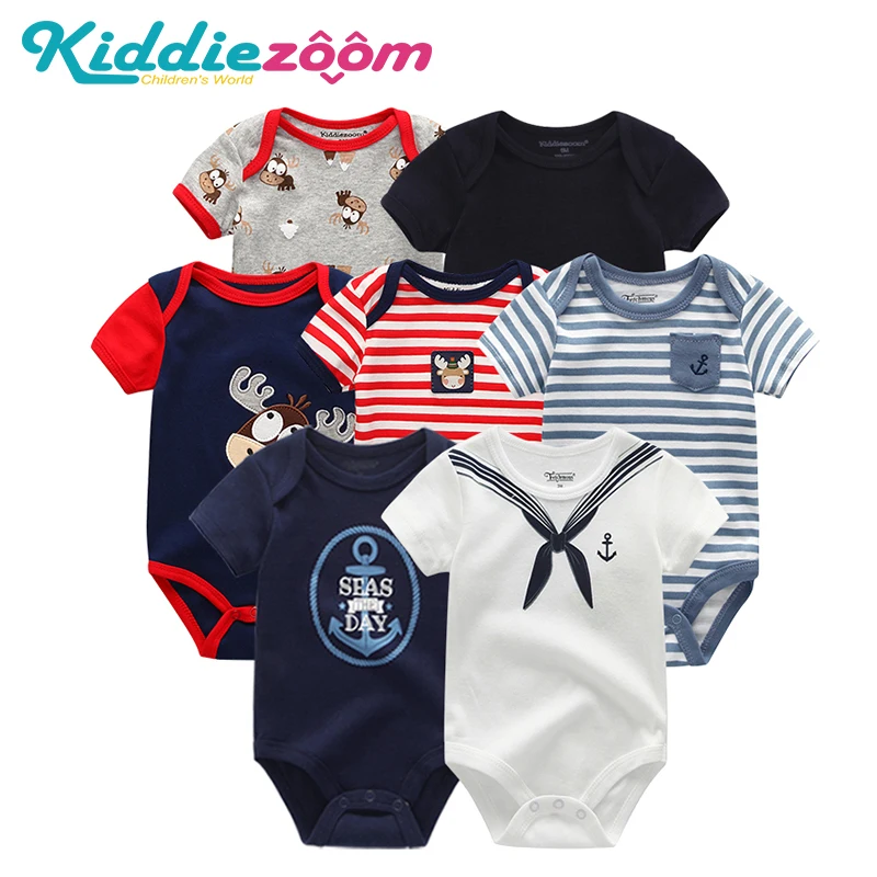 Комбинезон для мальчиков и девочек kiddiezoom 3-12 месяцев хлопок 100% 7 шт./лот | Мать