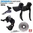 Переключатель скоростей SENSAH EMPIRE 2x11, задние переключатели передач, передние переключатели, кассета для дорожного велосипеда, велосипеда UT 105 R7000, новинка