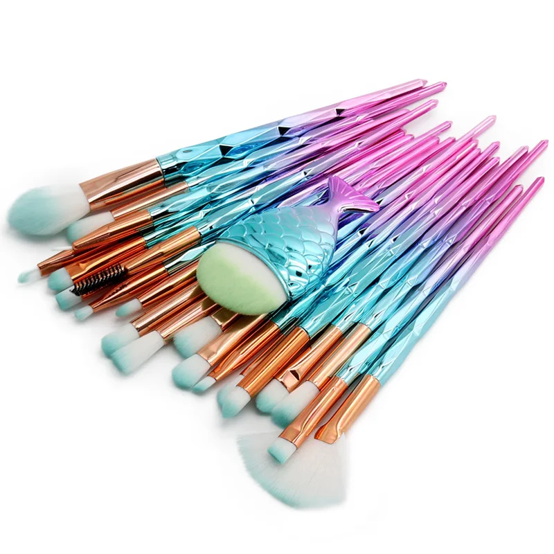 SinSo Красота набор кистей для макияжа 10/20/21 шт. Единорог макияж кисти инструментов