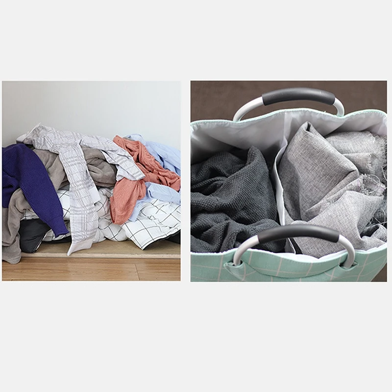 40x25x60 см хит продаж сумка Органайзер для белья корзина грязного складная