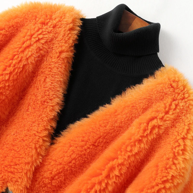 Preise Winter Weibliche Herbst Echt Pelzmantel Frauen Kleidung 2020 Koreanische Vintage Schafe Lammfell Wolle Jacke Tops Manteau Femme 19939