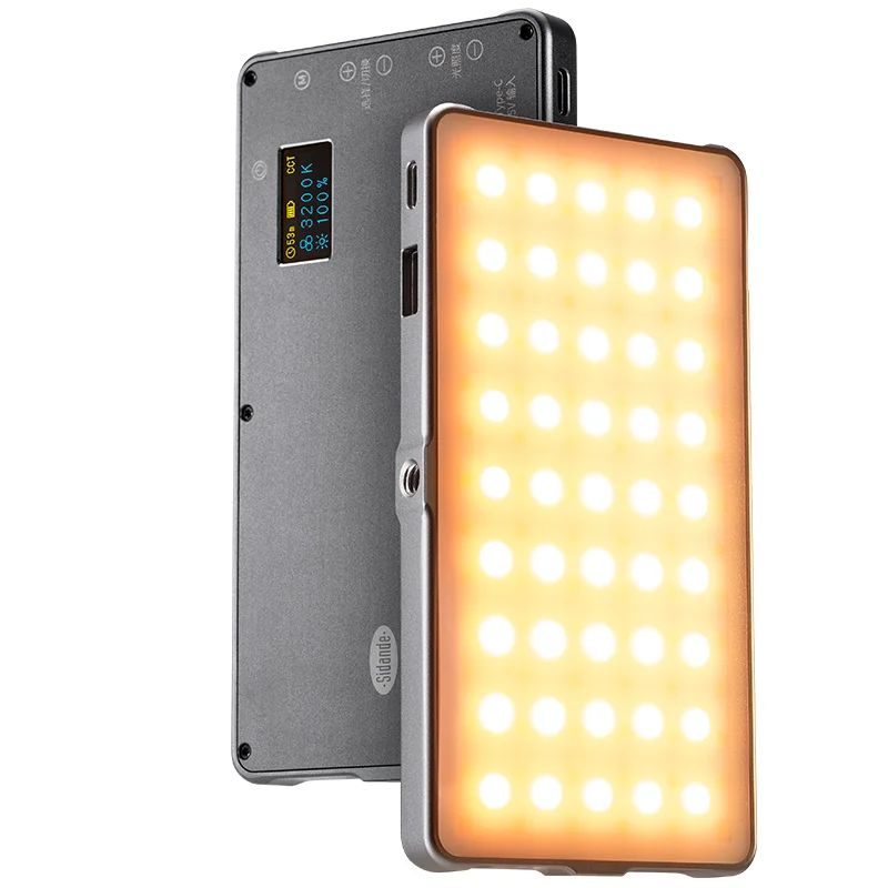 

Мини-панель светодиодсветильник с регулируемой яркостью и OLED-экраном