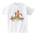 Коллекция 2021 года, детские футболки унисекс с изображением Маленького принца хлопковая футболка с короткими рукавами для девочек Одежда для мальчиков детская одежда для девочек