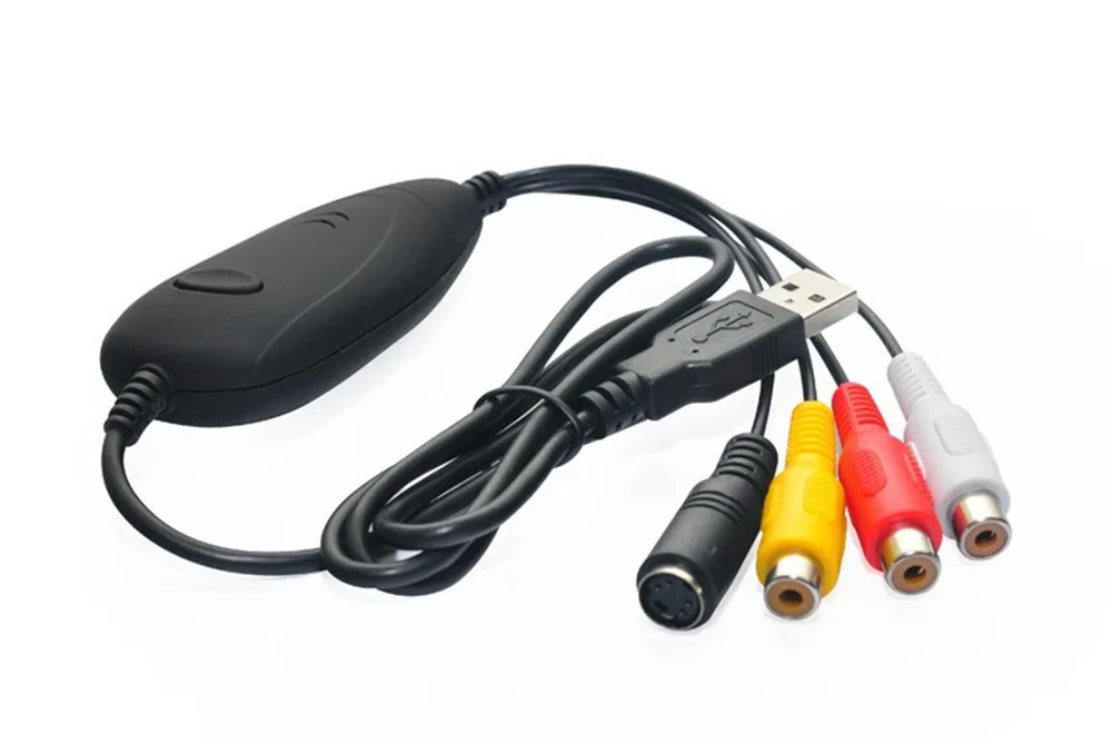 USB2.0 аудио видео Захват конвертировать Аналоговое из VHS Hi8 все видеокамеры dvd-плеер