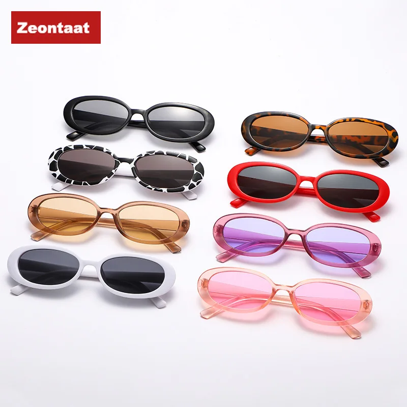 

Women Sunglasses Black Leopard Classic Retro Vintage Oval Sun Glasses for Female Brand Designer Eeywear Top Quality UV400 Oculos