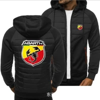 2021 new men for abarth car logo print spring autumn mens jacket casual sweatshirt long sleeve mens zipper jacket man hoody