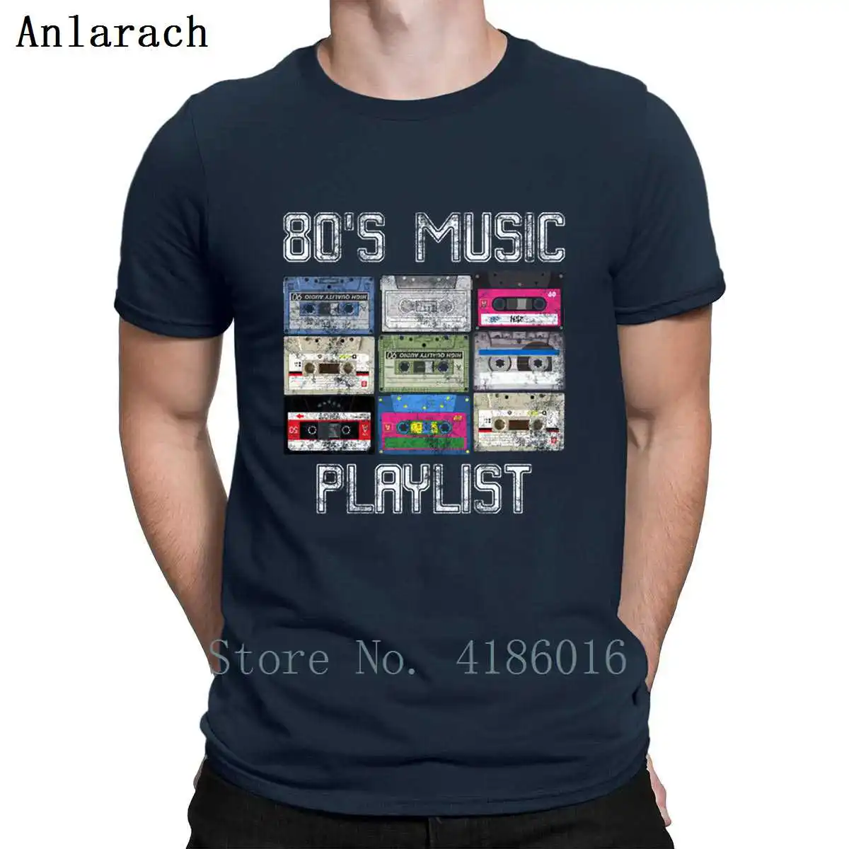 Кассета 80s воспроизведения музыки гранж футболка размера плюс 5xl забавные