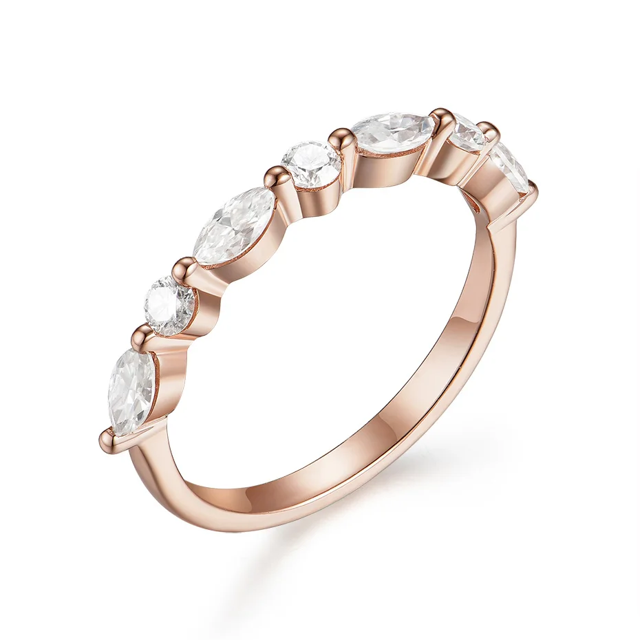 Женское кольцо с пузырьком kuolit розовое золото 14 к 10 585 пробы вечерние кольца для
