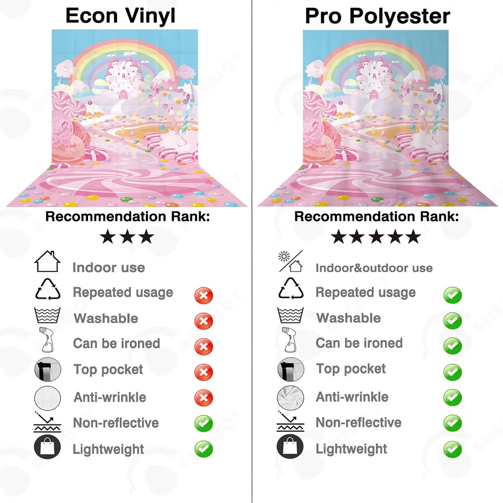 Фотосессия Розовые Конфеты Замок ребенок Радуга фотография фон для студийной