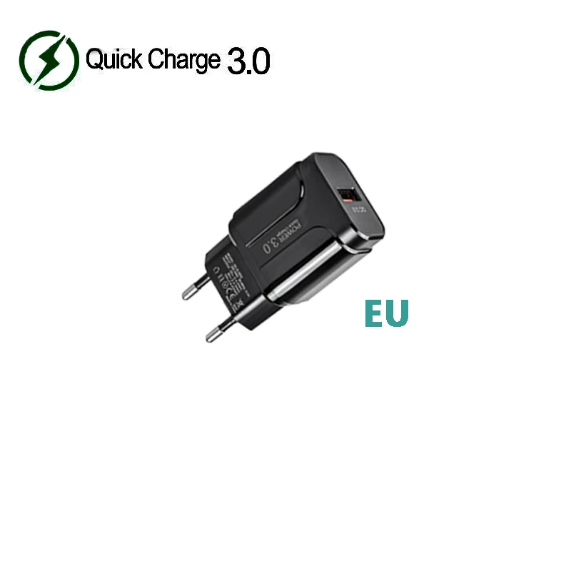 Быстрое зарядное устройство 5 В 3 А 0 USB черный американский Европейский адаптер