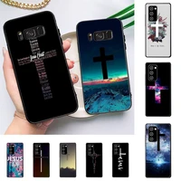 jesus christ cross phone case for samsung galaxy note 10pro note 20ultra note20 note10lite m30s
