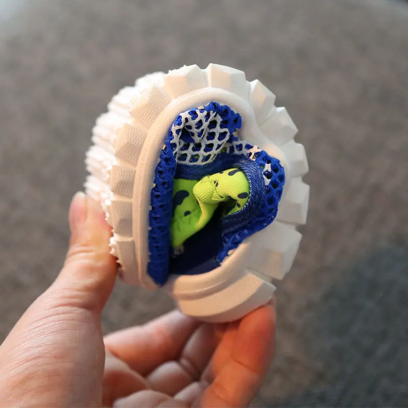 

Children's Casual Shoes Net Cloth Shoes Breathable Comfortable Baby Movement of The First Choice of Anti-slip Wear Kids Shoes