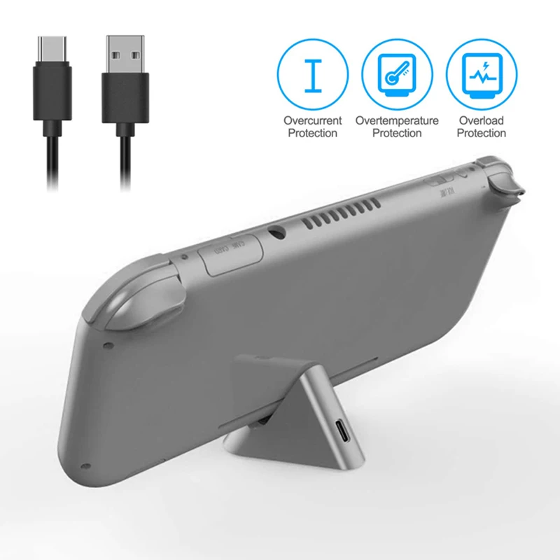 Мини-коммутатор Charing Stand портативная док-станция с портом usb type C сменная зарядная док-станция для nintendo Switch Lite