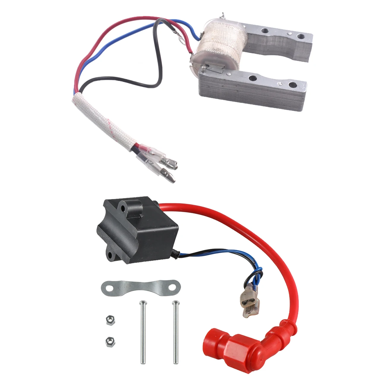 Комплект катушки зажигания Power Red Wire 12 В для моторизованного велосипеда 49 куб. См 60