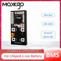 mini tiny smart bms 6s 7s 8s 9s 10s 12s 24v 60v 70a li ion lifepo4 lithium 18650 battery protection board with usb cable