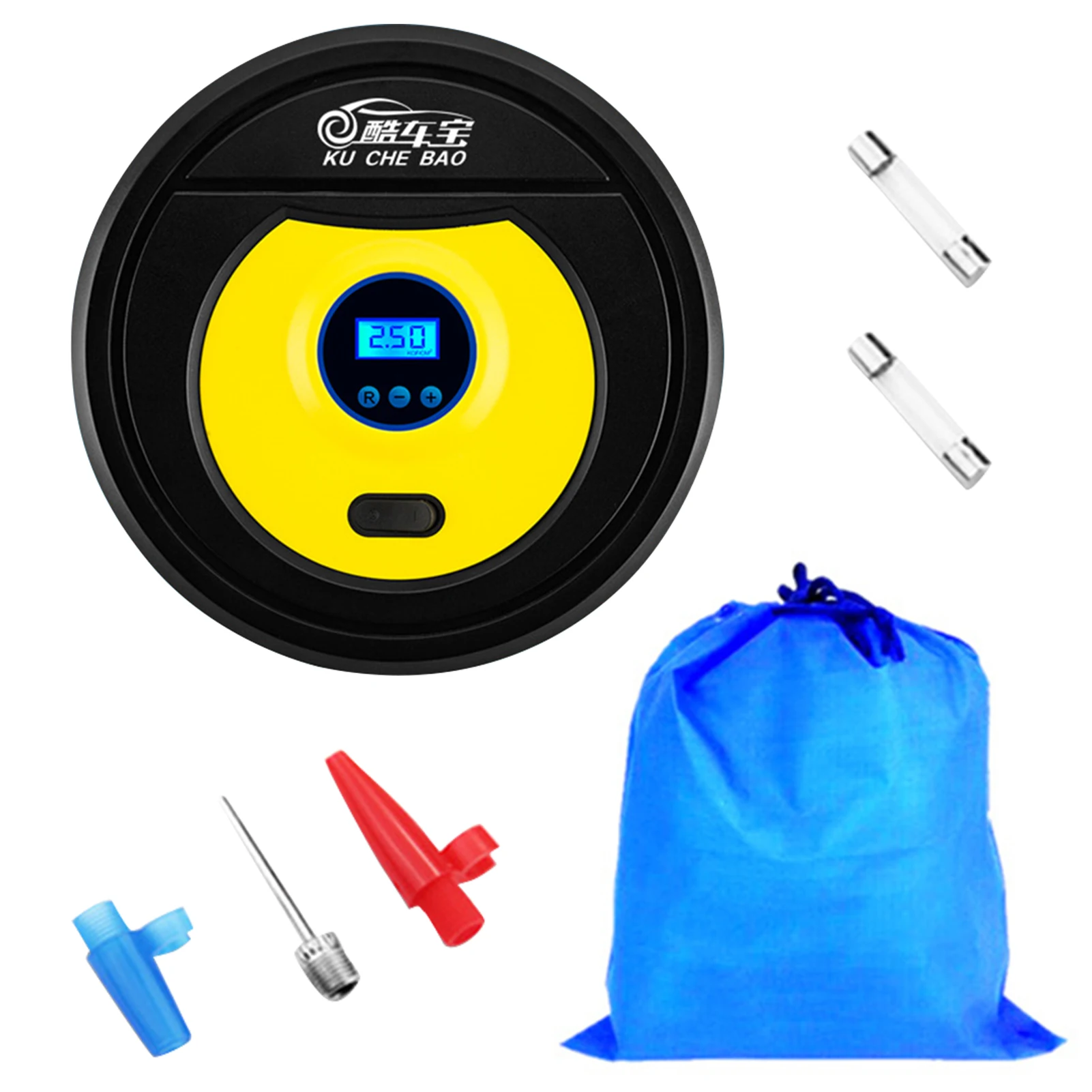 

Digital Display Universal Auto Shut Off Home Air Compressor Tire Inflator 12V DC Basketball Portable For Car Bicycle Fast