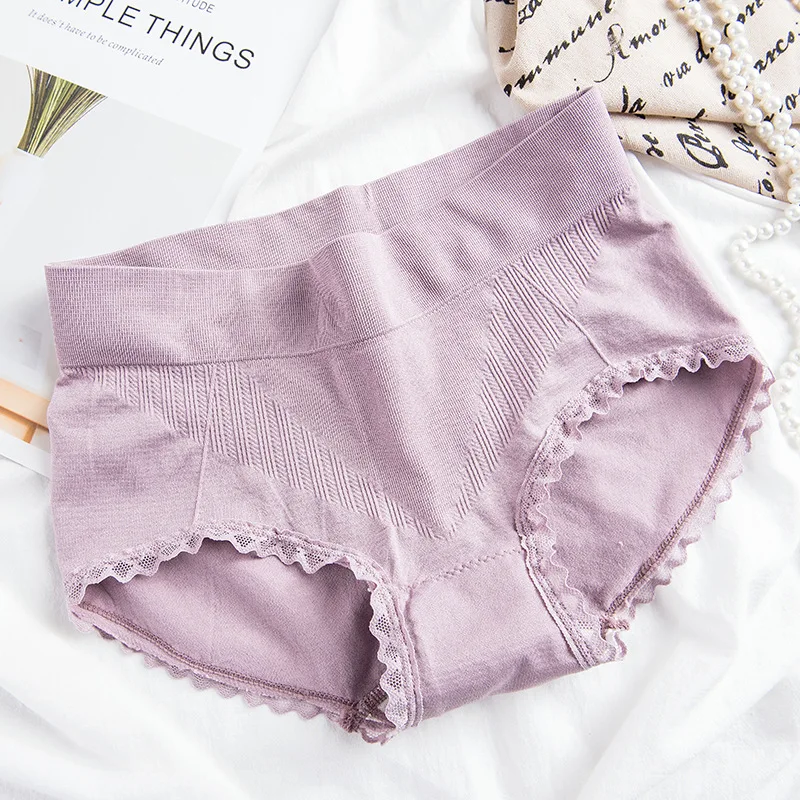 4 шт супер стрейч бесшовные бедра Мужское нижнее белье дамы хлопок талии трусы