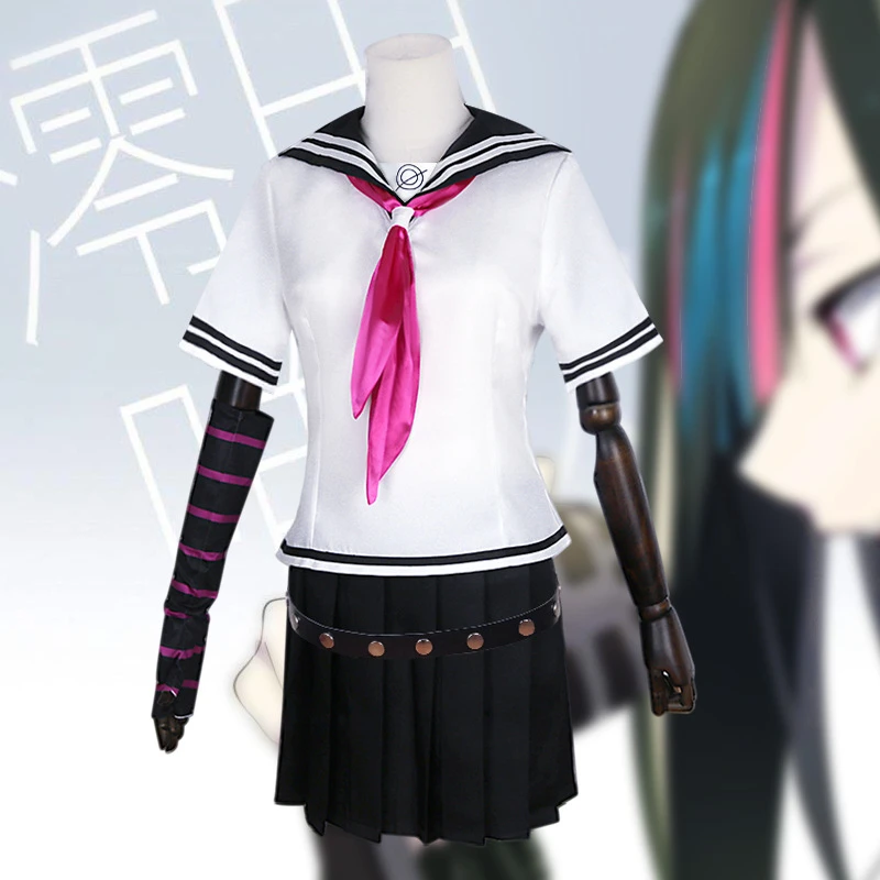 Аниме Супер DanganRonpa Ибуки миода Косплей Костюм Платье Униформа костюм Хэллоуин