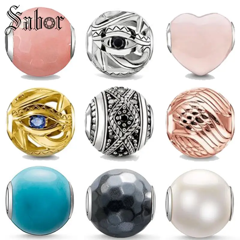 Розовые бусины в форме сердца подходят для браслета DIY ожерелье натуральный